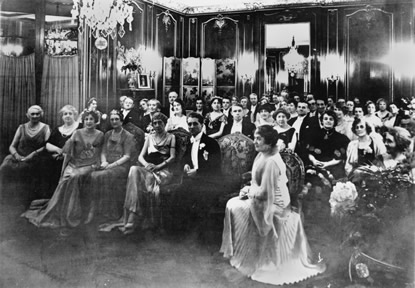 Edward Cahill seated in the front row on the left of Princess Alice